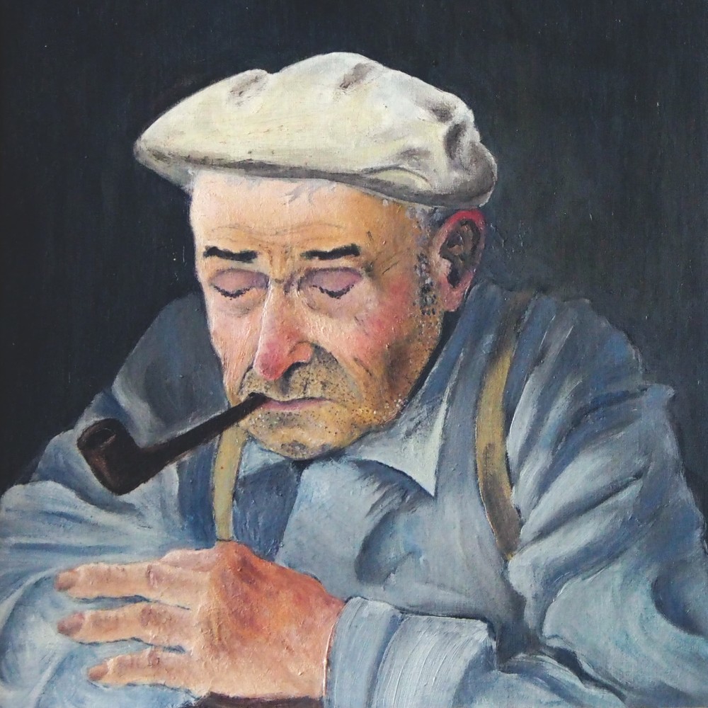 My Grandfather with a Pipe — Fabienne Blanc