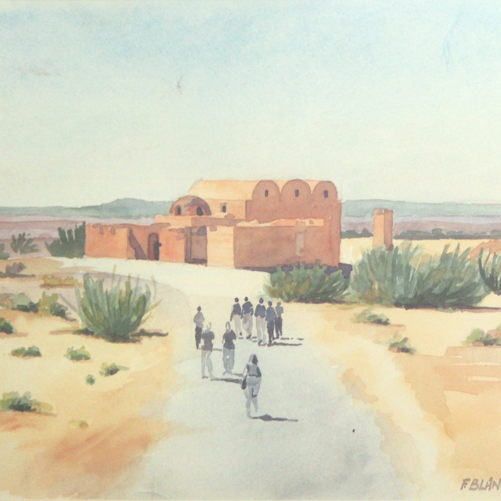 Hammam in the Jordanian Desert — Fabienne Blanc