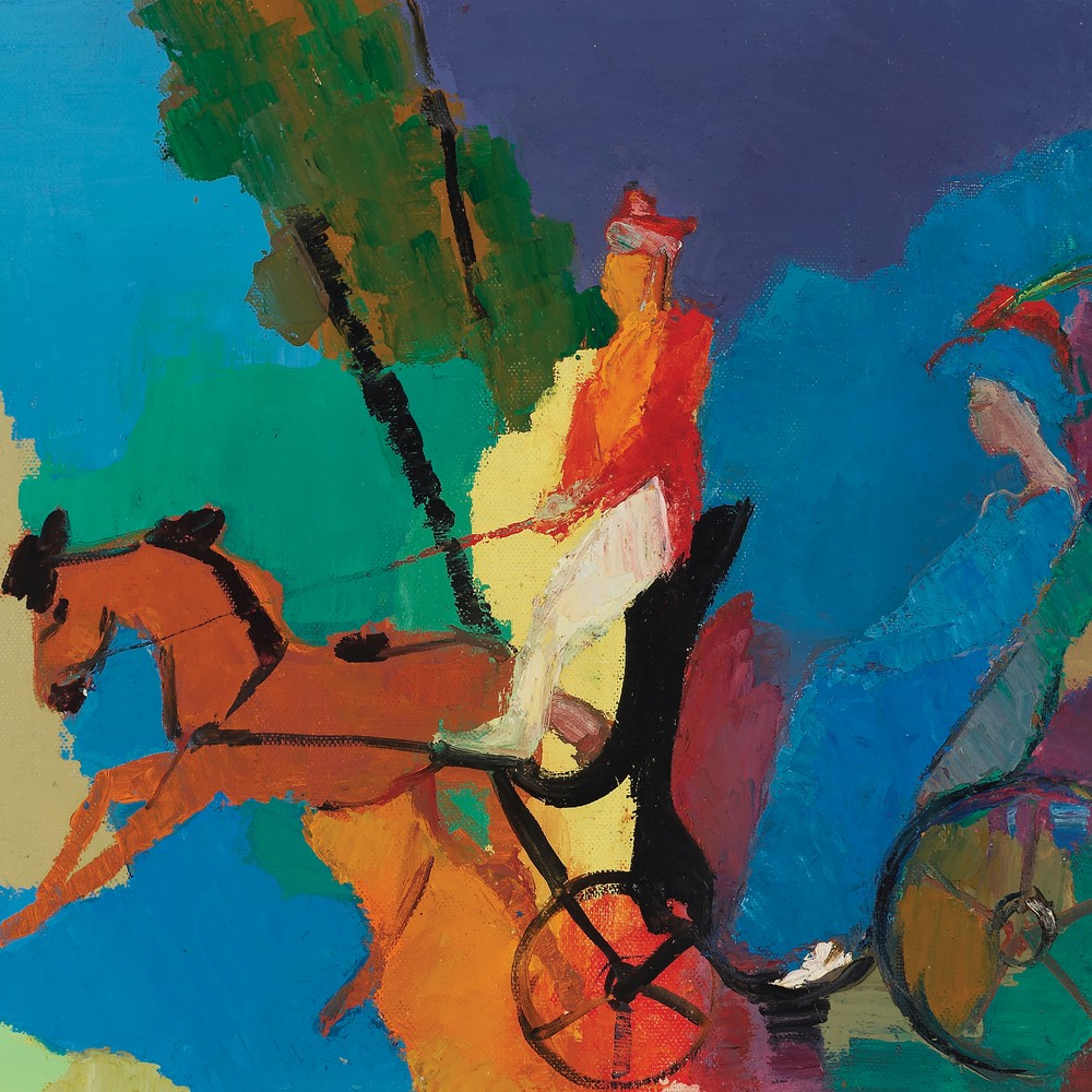 Woman in a chariot — Boris Chetkov
