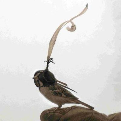 "Sparrow (VORaBEI)" by Anastasia Kuznetsova-Ruf – The Vilbil: Online Hub for Art and Artists