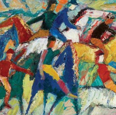 "Before the race" by Boris Chetkov – The Vilbil: Online Hub for Art and Artists