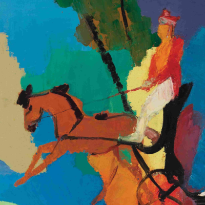 "Woman in a chariot" by Boris Chetkov – The Vilbil: Online Hub for Art and Artists