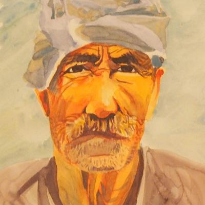 "Old Berber Man" by Fabienne Blanc – The Vilbil: Online Hub for Art and Artists