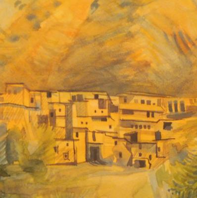 "Village in Morocco" by Fabienne Blanc – The Vilbil: Online Hub for Art and Artists