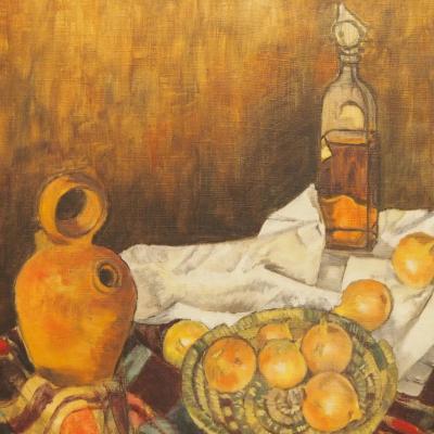 "Still Life with Onions" by Fabienne Blanc – The Vilbil: Online Hub for Art and Artists