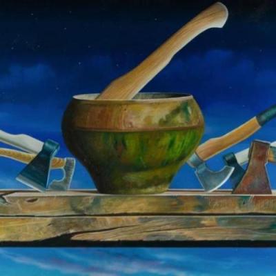 "Axe Porridge" by Ivan Korshunov – The Vilbil: Online Hub for Art and Artists