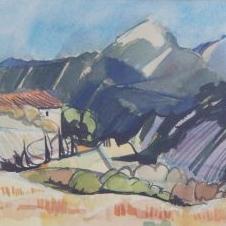 "House in the Mountains in Summer" by Fabienne Blanc – The Vilbil: Online Hub for Art and Artists