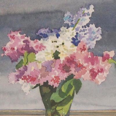"Bouquet of Hydrangeas in a Vase" by Fabienne Blanc – The Vilbil: Online Hub for Art and Artists