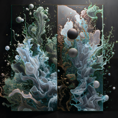 "Aquatic Diptych" by Julien Louvier Legrand – The Vilbil: Online Hub for Art and Artists