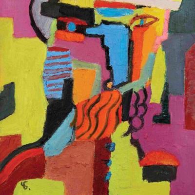 "Self portrait - Artist in a top hat" by Boris Chetkov – The Vilbil: Online Hub for Art and Artists