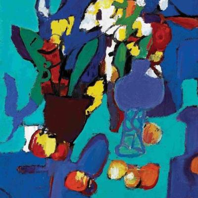 "Still life with irises" by Boris Chetkov – The Vilbil: Online Hub for Art and Artists