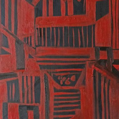 "Red Door" by Meral Baskaya – The Vilbil: Online Hub for Art and Artists